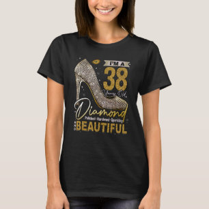 Ik ben een 38 jaar oude diamant, 38 en fantastisch t-shirt