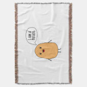 Ik ben een aardappel deken (Voorkant Verticaal)