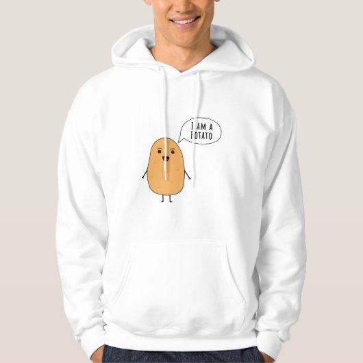 Ik ben een aardappel hoodie (Voorkant)
