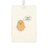 Ik ben een aardappel luchtverfrisser (Achterkant)