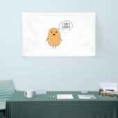 Ik ben een aardappel spandoek (Beurs)