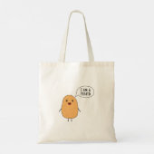 Ik ben een aardappel tote bag (Achterkant)