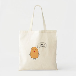 Ik ben een aardappel tote bag