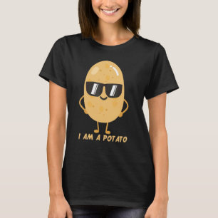 Ik ben een aardappelkarb Vegan T-shirt