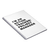 IK BEN EEN ACTIE TRACKER/PROJECT MANAGER NOTITIEBOEK (Rechterzijde)