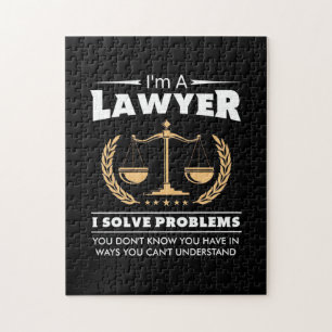 Ik ben een advocaat die problemen oplost legpuzzel