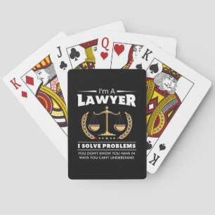 Ik ben een advocaat die problemen oplost pokerkaarten