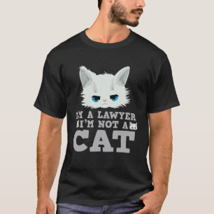 Ik ben een advocaat, geen kat  Kat-meme-filter ver T-shirt