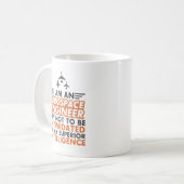 Ik ben een Aerospace Engineer Koffiemok (Voorkant links)