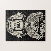 Ik ben een Amerikaanse veteraan Legpuzzel (Horizontaal)