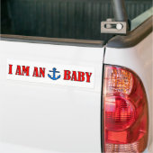Ik ben een Anchor Baby Bumpersticker (Op Truck)
