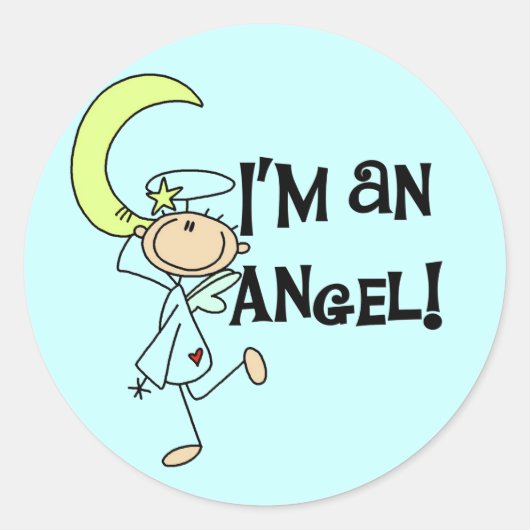 Ik ben een Angel Sticker (Voorkant)
