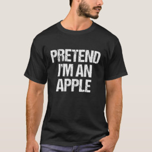 Ik ben een Apple Funny Lazy Halloween Costuum T-shirt