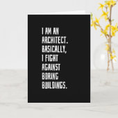 Ik ben een architect kaart (Gele Bloem)