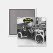 Ik ben een Babe Magnet Fridge Magnet Magneet (Voorkant / Achterkant)