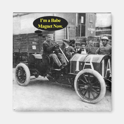 Ik ben een Babe Magnet Fridge Magnet Magneet (Voorkant)