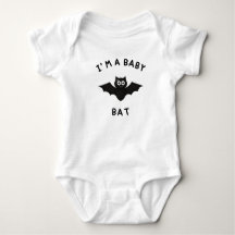 Ik ben een Baby Bat | Grappig Halloween Baby Bodys