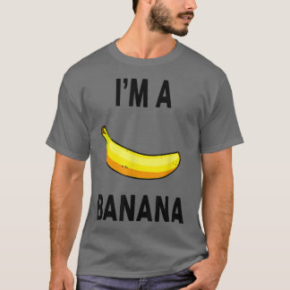 Ik ben een bananenkostuum Halloween Yel T-shirt