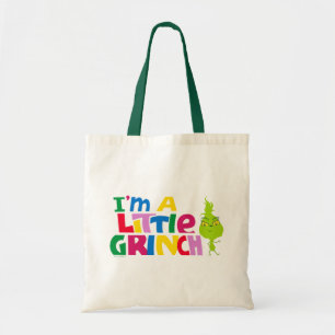 Ik ben een beetje een Grinch Kleurrijke Grafiek Tote Bag