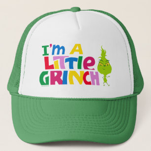 Ik ben een beetje een Grinch Kleurrijke Grafiek Trucker Pet