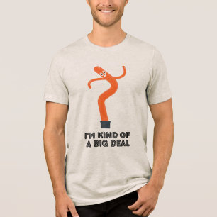 Ik ben een belangrijke deal (Opblaasbare man) Tri-Blend Shirt