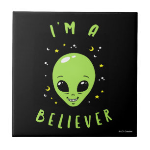 Ik ben een Believer Tegeltje