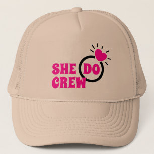Ik ben een bemanning   Zij doet Bachelorette Bride Trucker Pet
