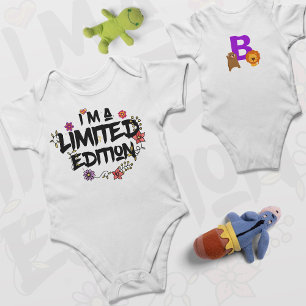 IK BEN EEN BEPERKTE EDITIE-BABY met klauw Beer en Romper