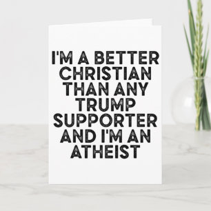 Ik ben een betere christen dan welke Trump-aanhang Kaart