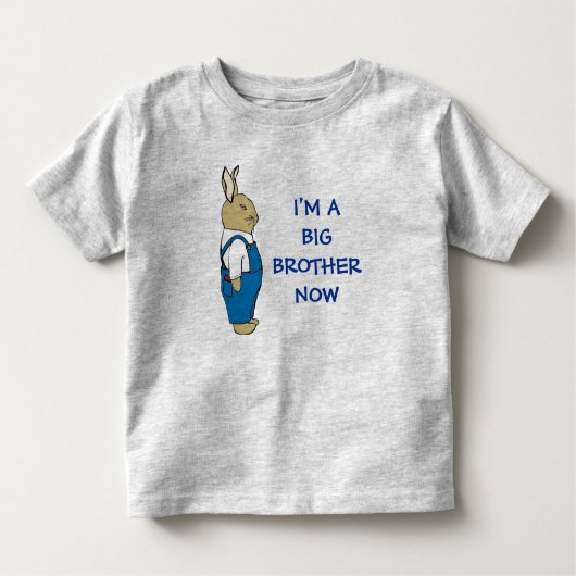 Ik ben een Big Brother Nu Schattige Konijn in Over Kinder Shirts (Voorkant)