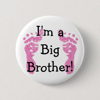 Ik ben een Big Brother! Ronde Button 5,7 Cm