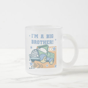 Ik ben een Big Brother - Truck Tshirts en geschenk Matglas Koffiemok