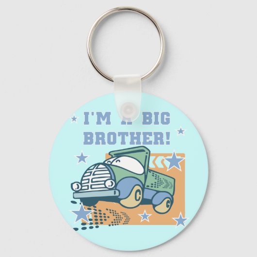 Ik ben een Big Brother - Truck Tshirts en geschenk Sleutelhanger (Voorkant)