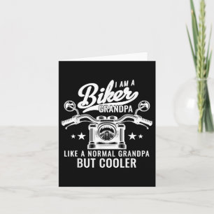 Ik ben een biker opa als een normale opa, maar coo kaart
