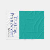 Ik ben een Birder Fleece Deken (Voorkant (Horizontaal))