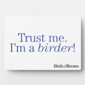 Ik ben een Birder Fotoplaat (voorkant)
