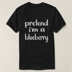 Ik ben een Blueberry Lazy Halloween Costume T-shirt