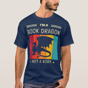 Ik ben een boekdraak, geen boekenboekomslag 651 t-shirt