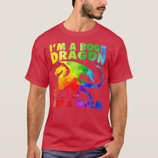 Ik ben een boekdraak, geen wereldboekdag. t-shirt