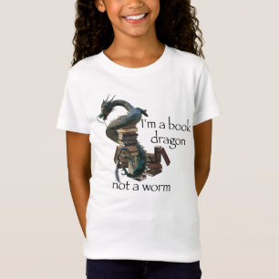 Ik ben een Boekendragon, geen worm T-shirt