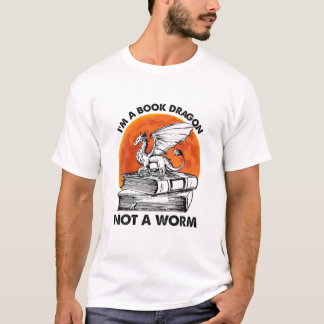 Ik ben een boekendragons, geen wereldleeslader t-shirt