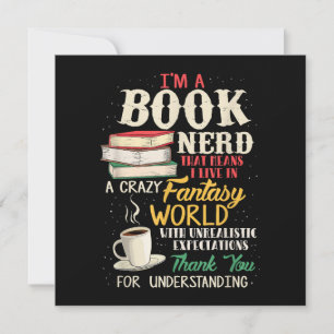 Ik ben een boekennerd - Boekenliefhebber - Literat