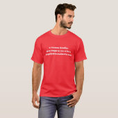 Ik ben een Bomb-technicus T-shirt (Voorkant volledig)