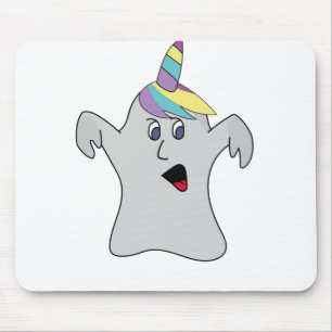 Ik ben een Boonicorn Cute Ghost Unicorn Muismat