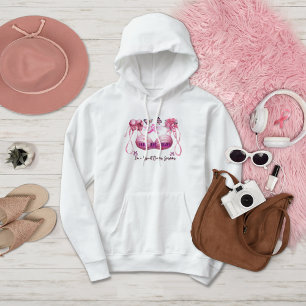 Ik ben een borstkanker overlevende Pink Ribbon Hoodie
