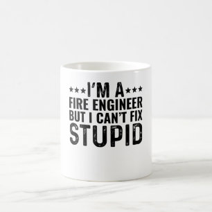 Ik ben een brandweerman, maar ik kan niets stoms r koffiemok