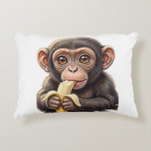 Ik ben een brutale kleine chimpansee! accent kussen