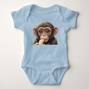 Ik ben een brutale kleine chimpansee! romper