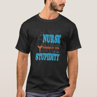 Ik ben een brutale oude verpleegster... mijn sarca t-shirt