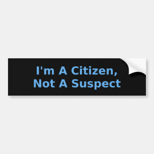 Ik ben een burger bumpersticker